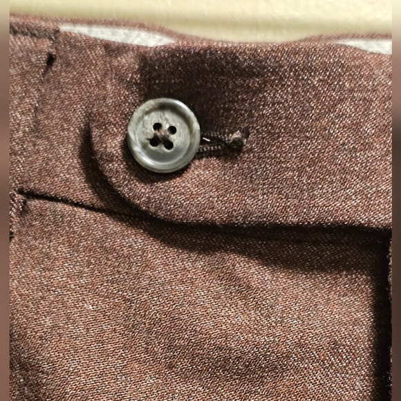 Jack Victor Riviera Traveler Flat-Front Pants - Burgundy - Size 38R - Picture 4 of 12